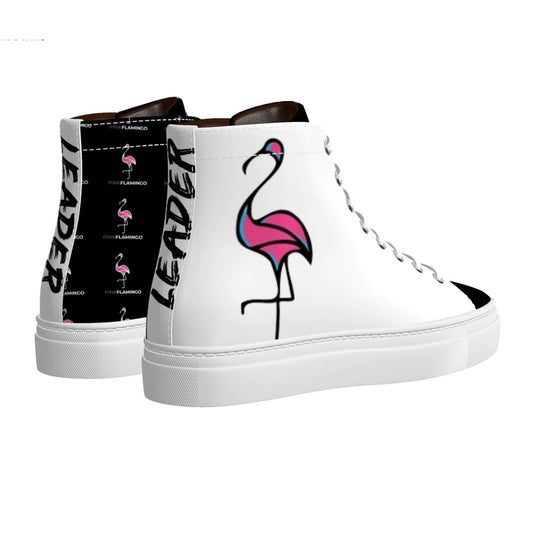 Pink Flamingo Lifestyle ART BASEL 2023 "Leader" Hightops